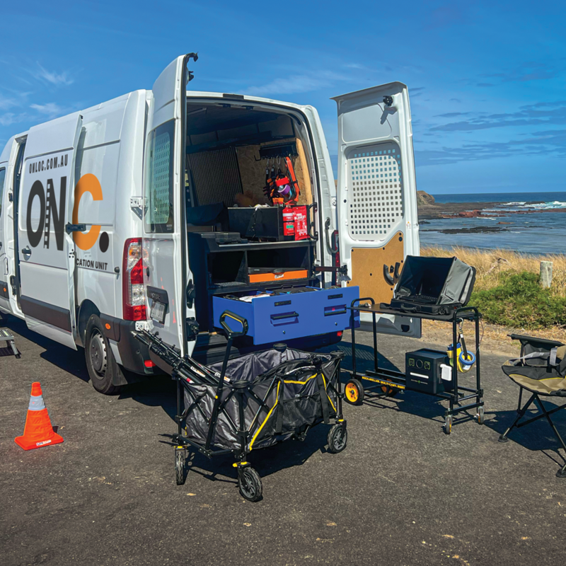 Seaside vibes, pro gear on board.